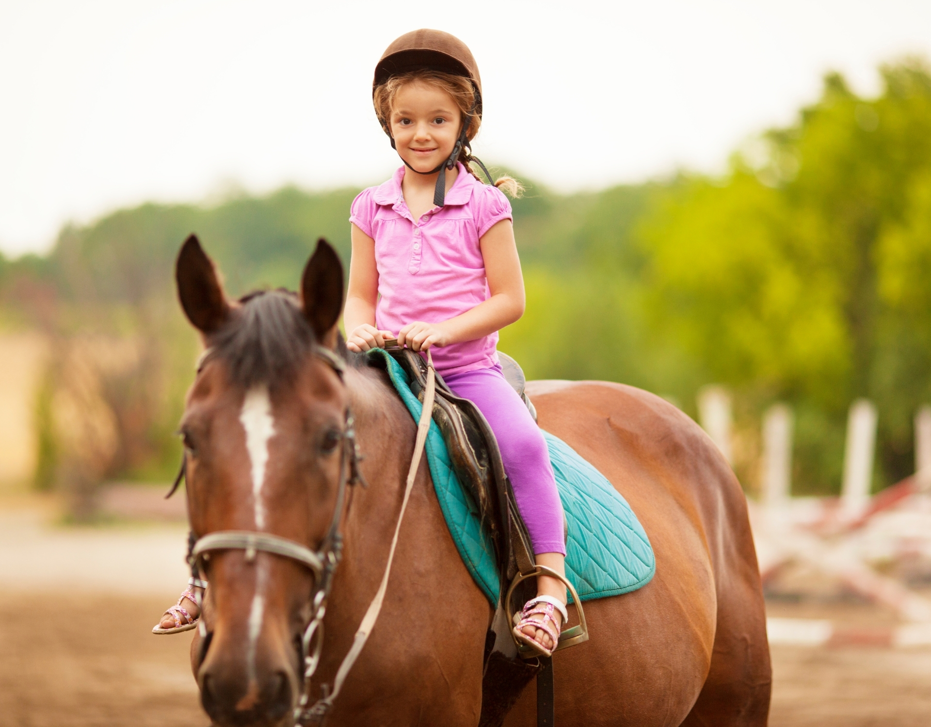Clase de equitación para niños en Centro Hípico Las Torres